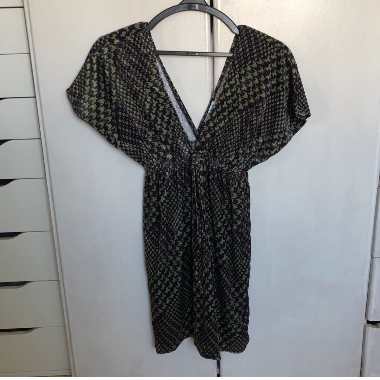 שמלת ולווט עם הדפס משוגע🤪