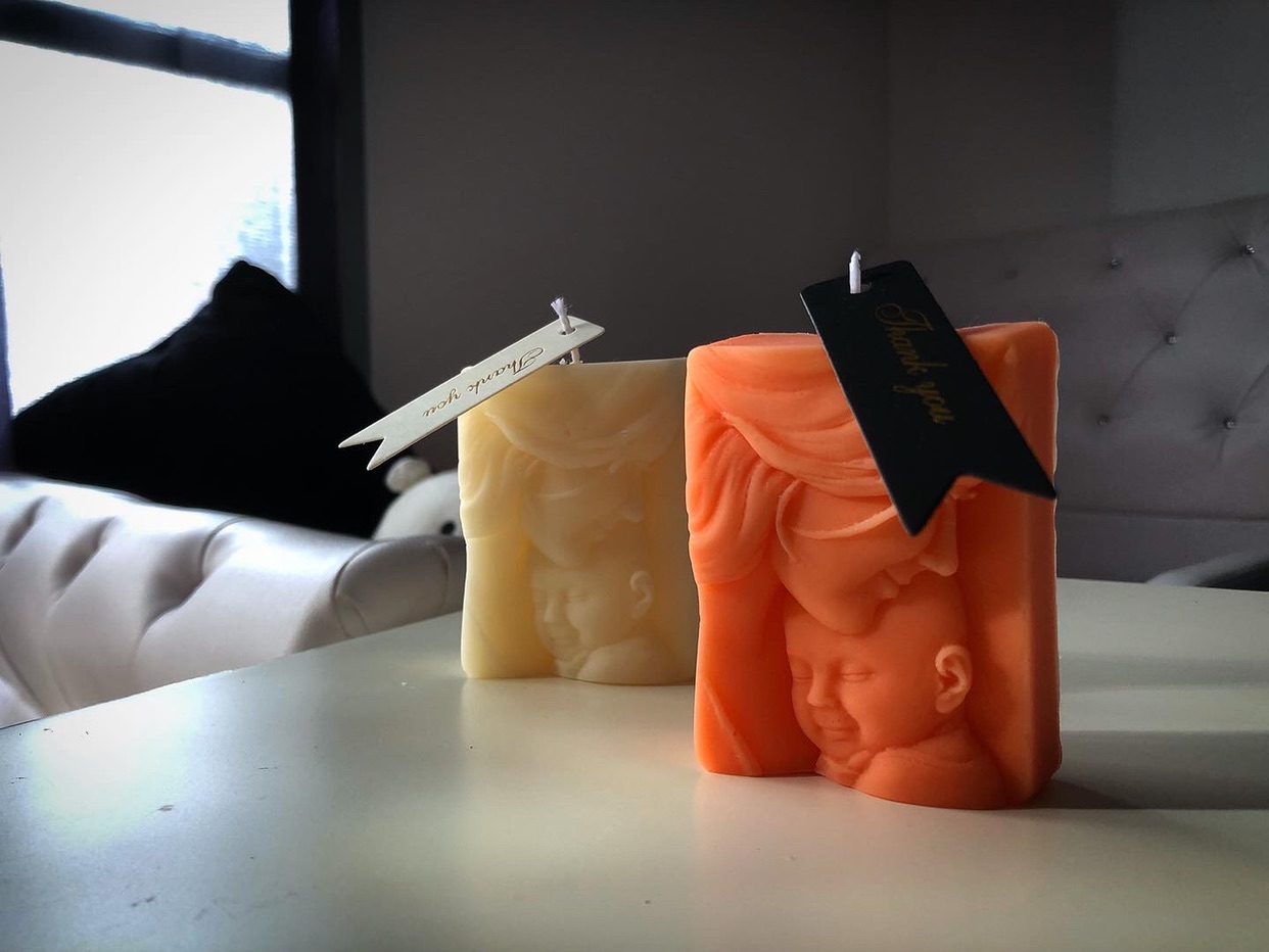 נרות בעבודת יד🌸🤩