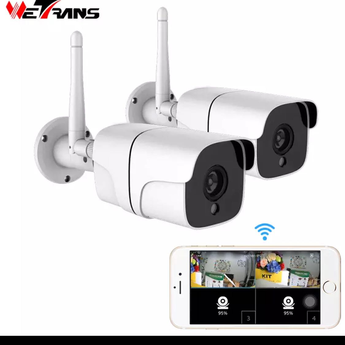 2 מצלמות WiFi 2mp איכותיות במחיר יבואן