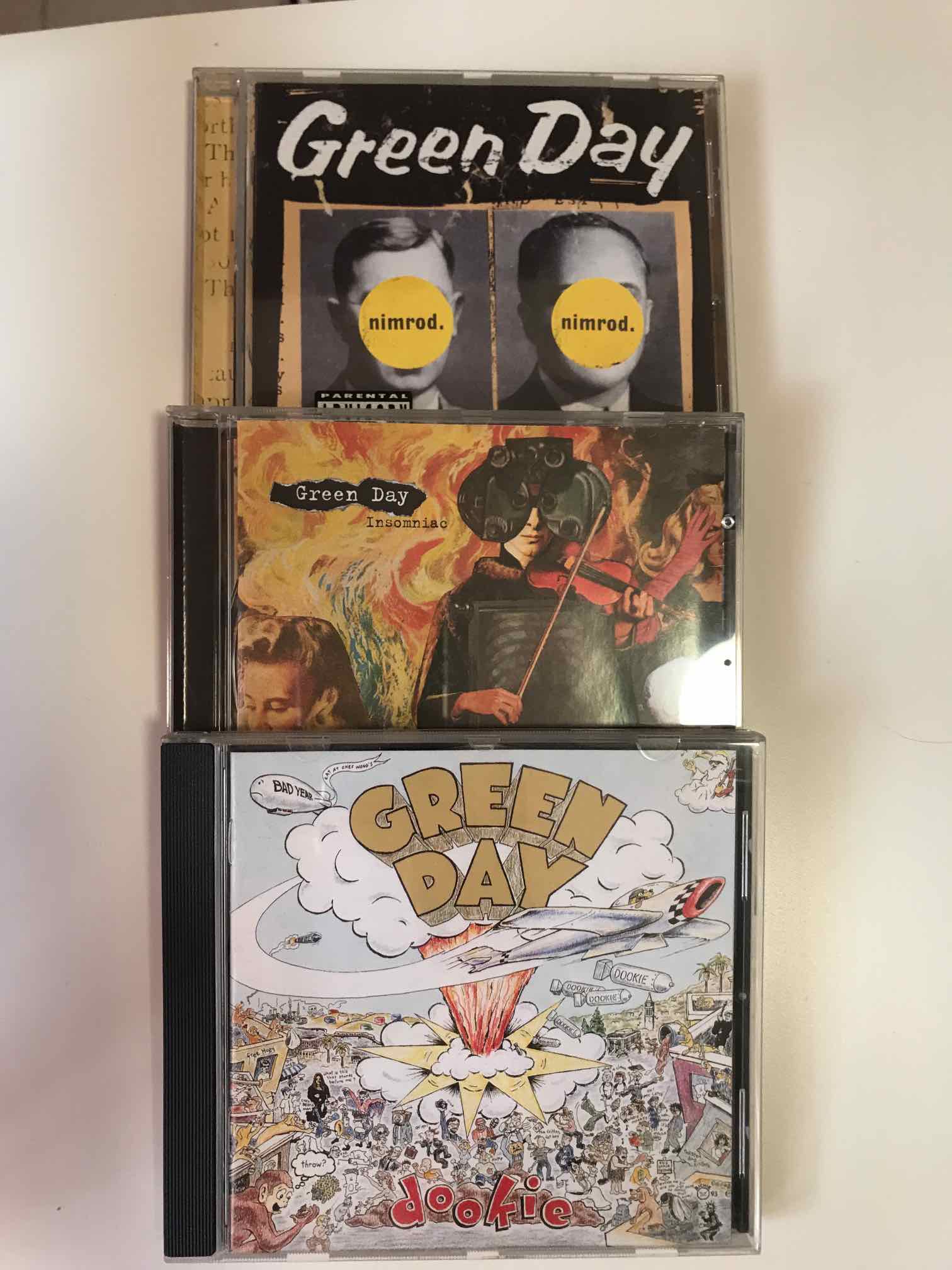 שלושה אלבומי להקת GreenDay