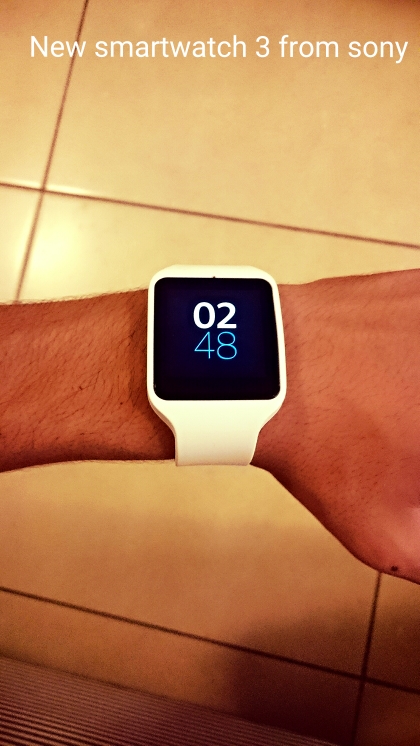 שעון חכם של סוני smart watch 3 