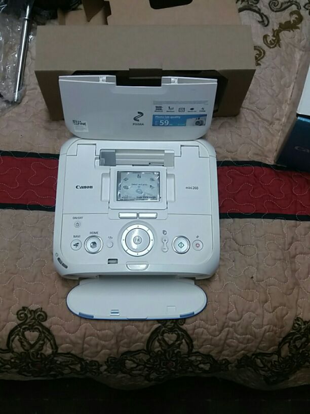 מדפסת Canon לבן - -