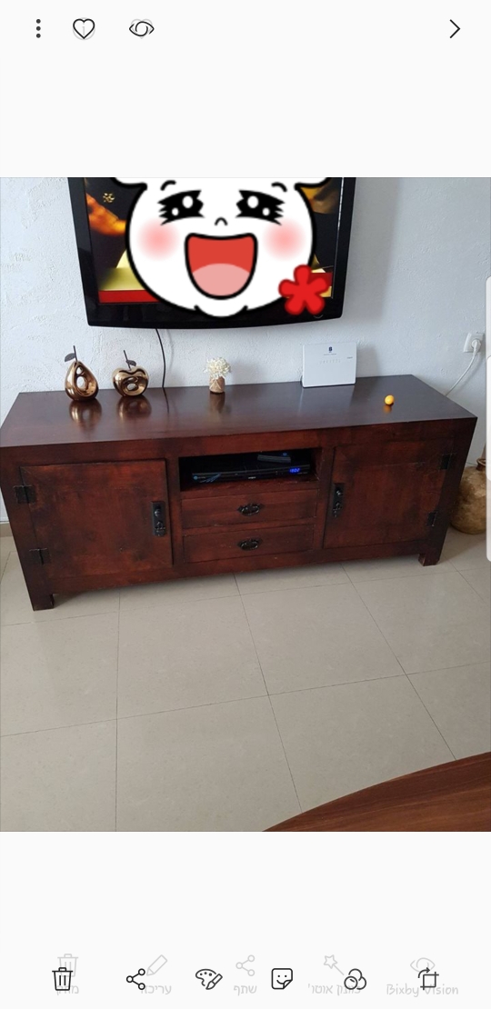 מזנון מעץ מלא