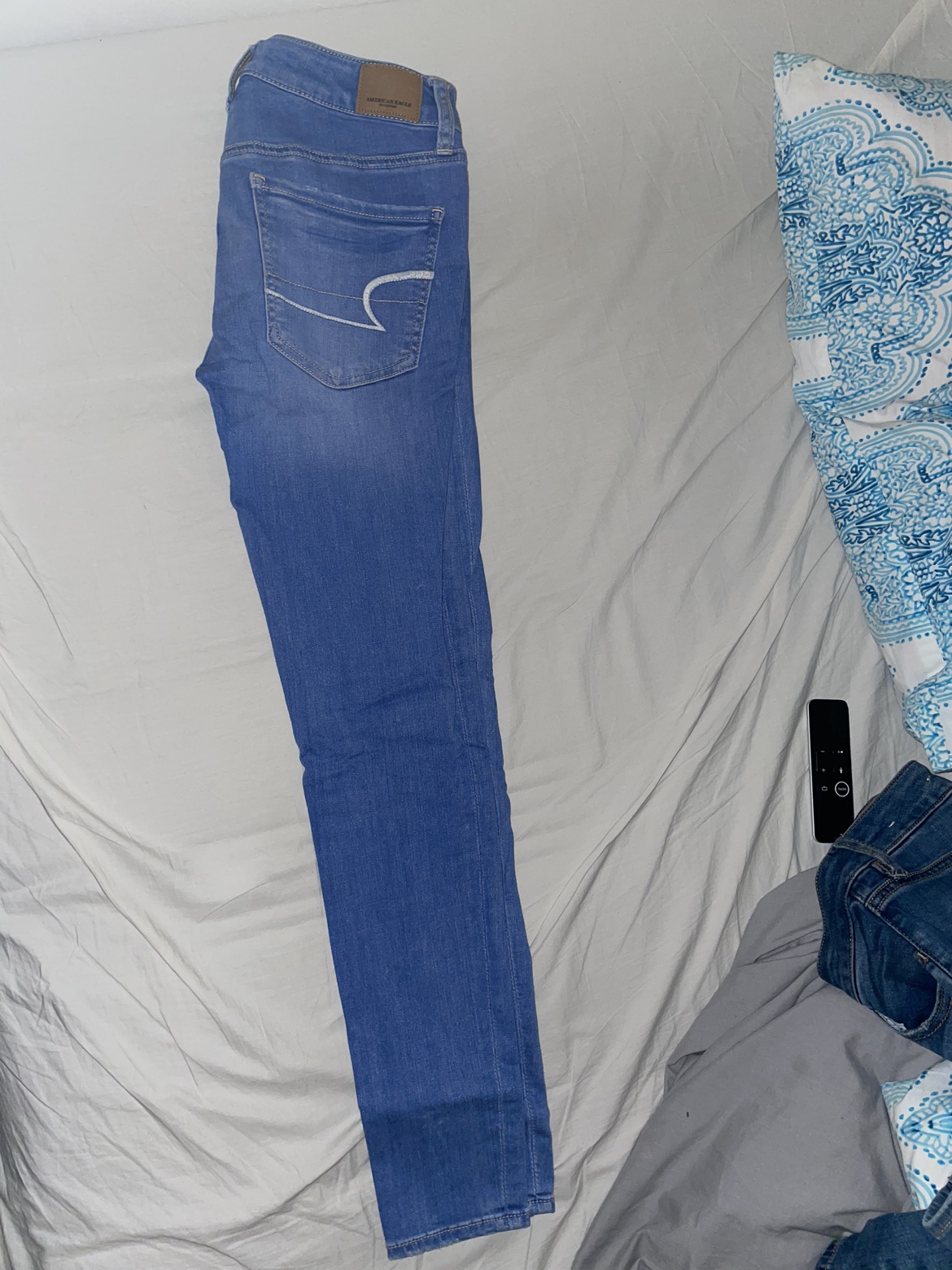 סקיני גינס אמריקן גבוה מידה 6 כחול מהמם