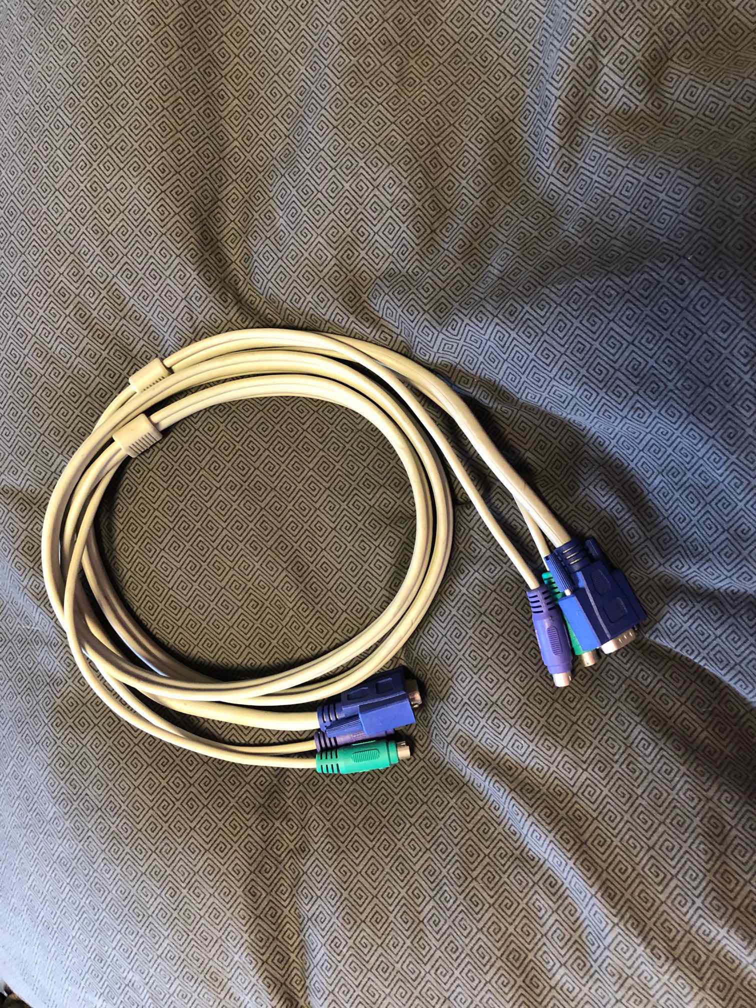  כבל ל kvm מתאים למקלדת עכבר ps2