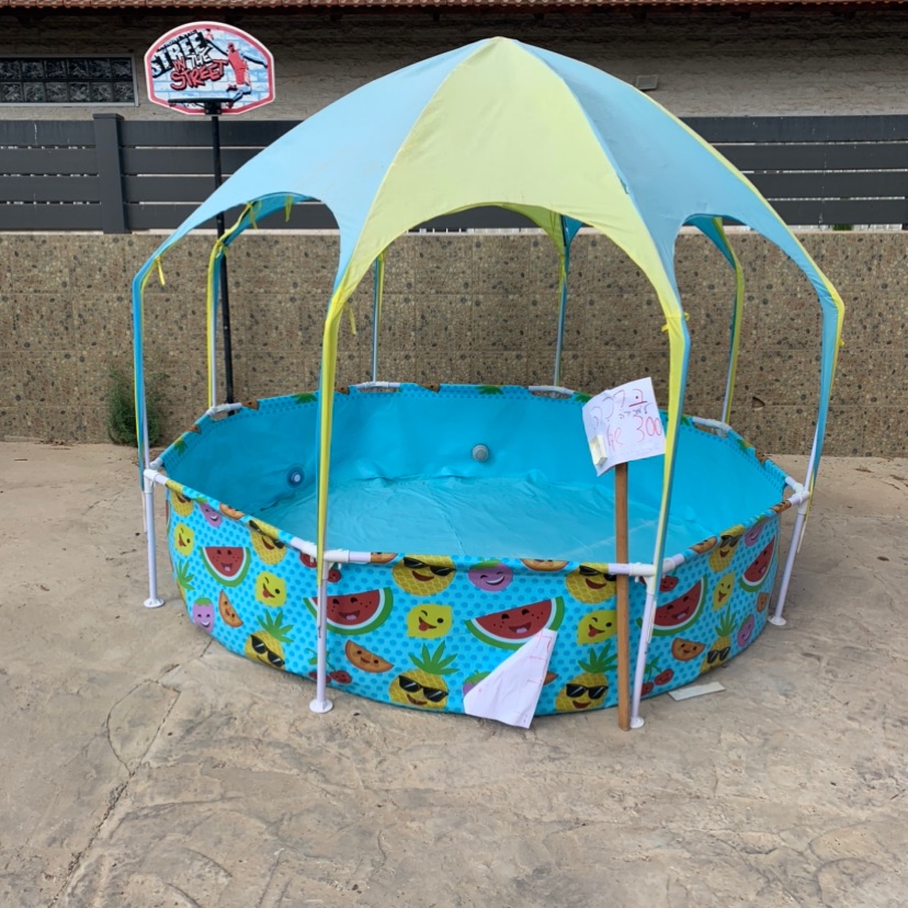 בריכה גדולה עם שימשיה, קוטר 2.44