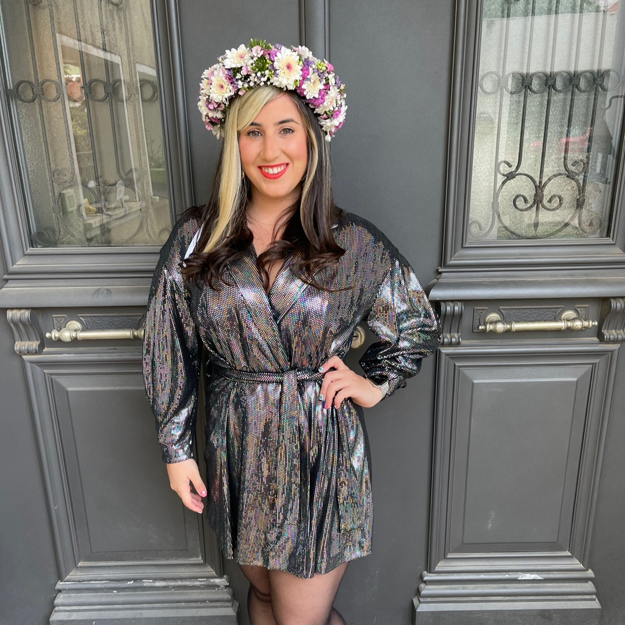 שמלת אוברול זוהרת