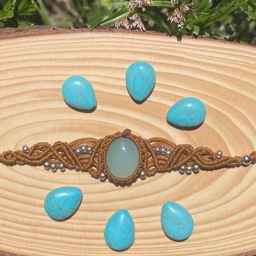 שרשרת מקרמה בעבודת יד