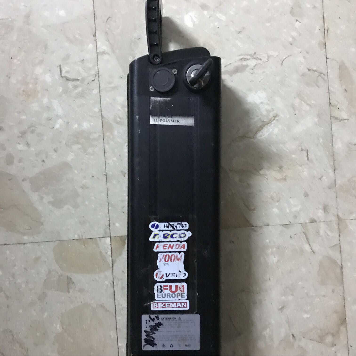 בטריה לאופניים חשמליים 36v 10ap