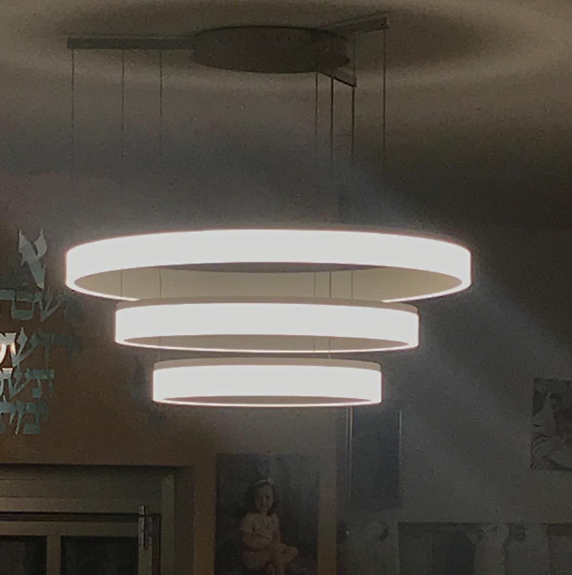 גוף תאורה מעוצב לד סגור חדש בקרטון