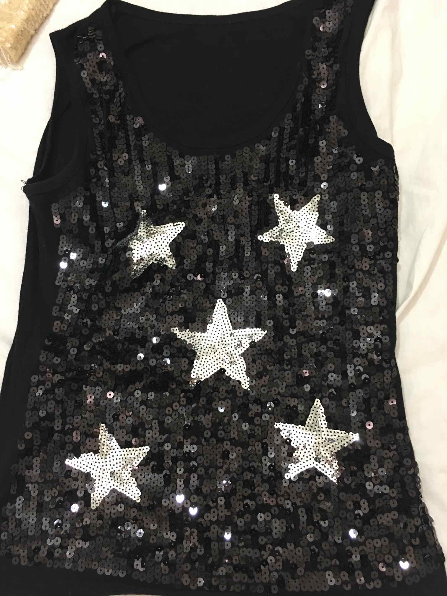 גופיית כוכבים פאייטים