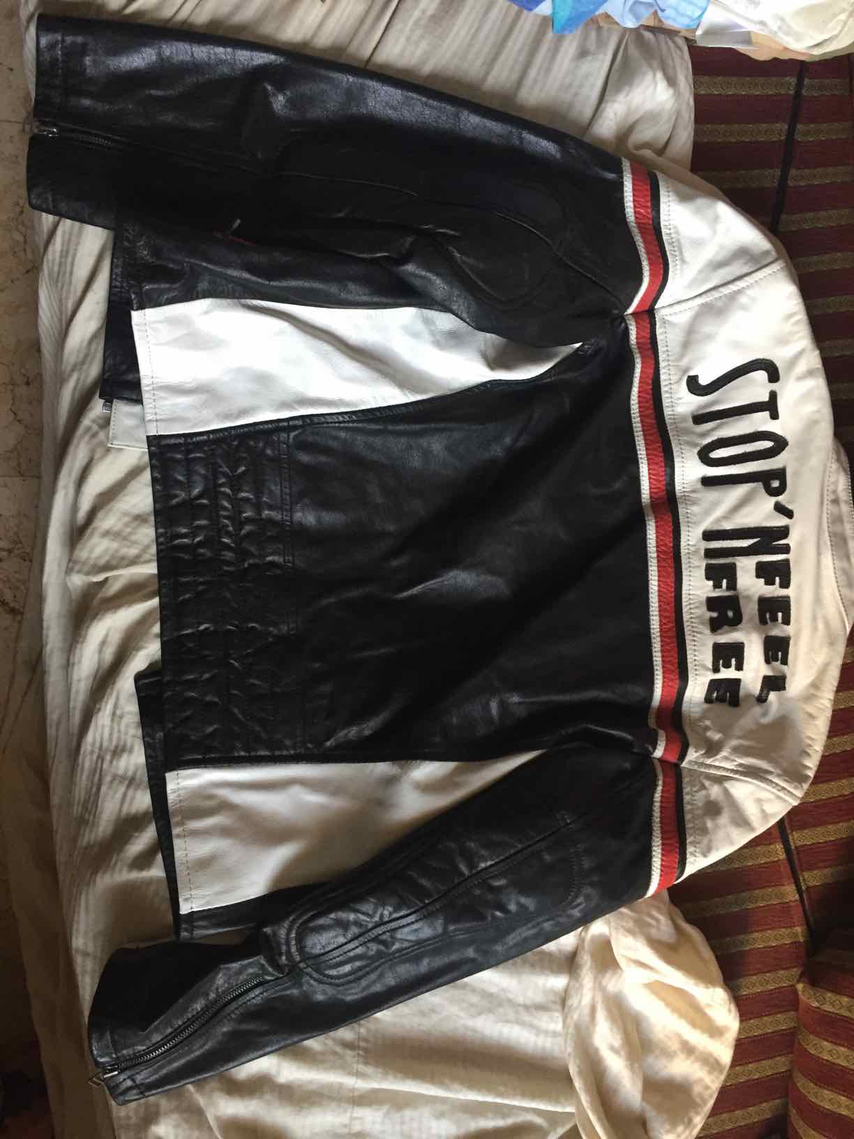 למכירה מעיל אופנוענים מעור