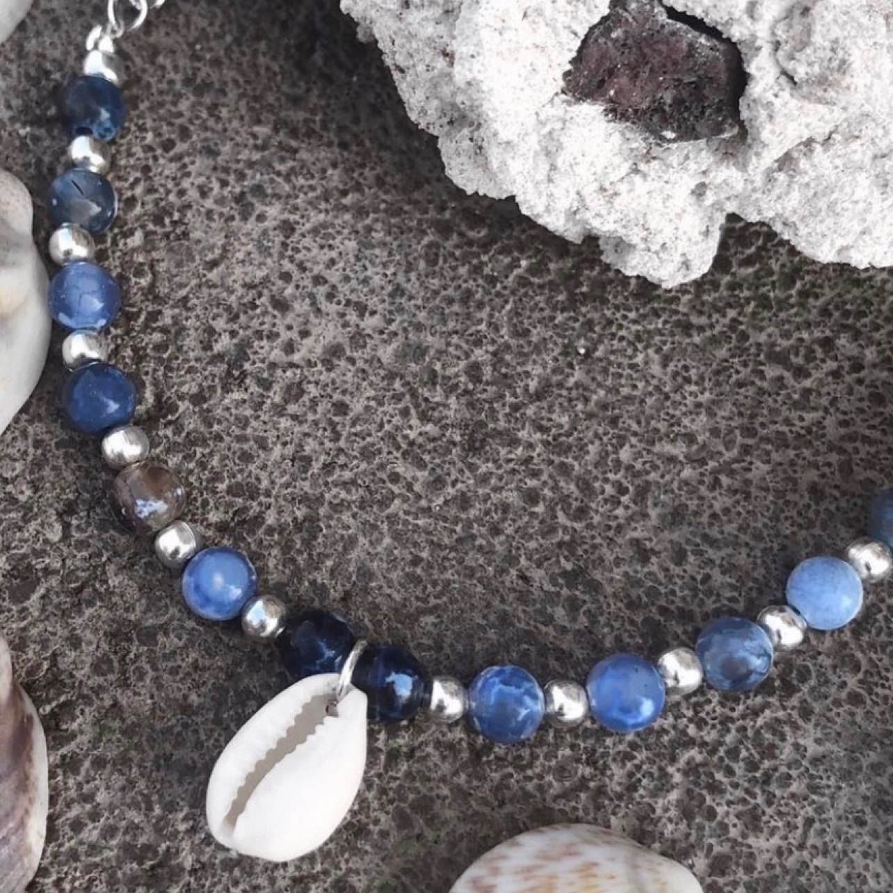 צמיד יד / רגל תליון צדף 🐚