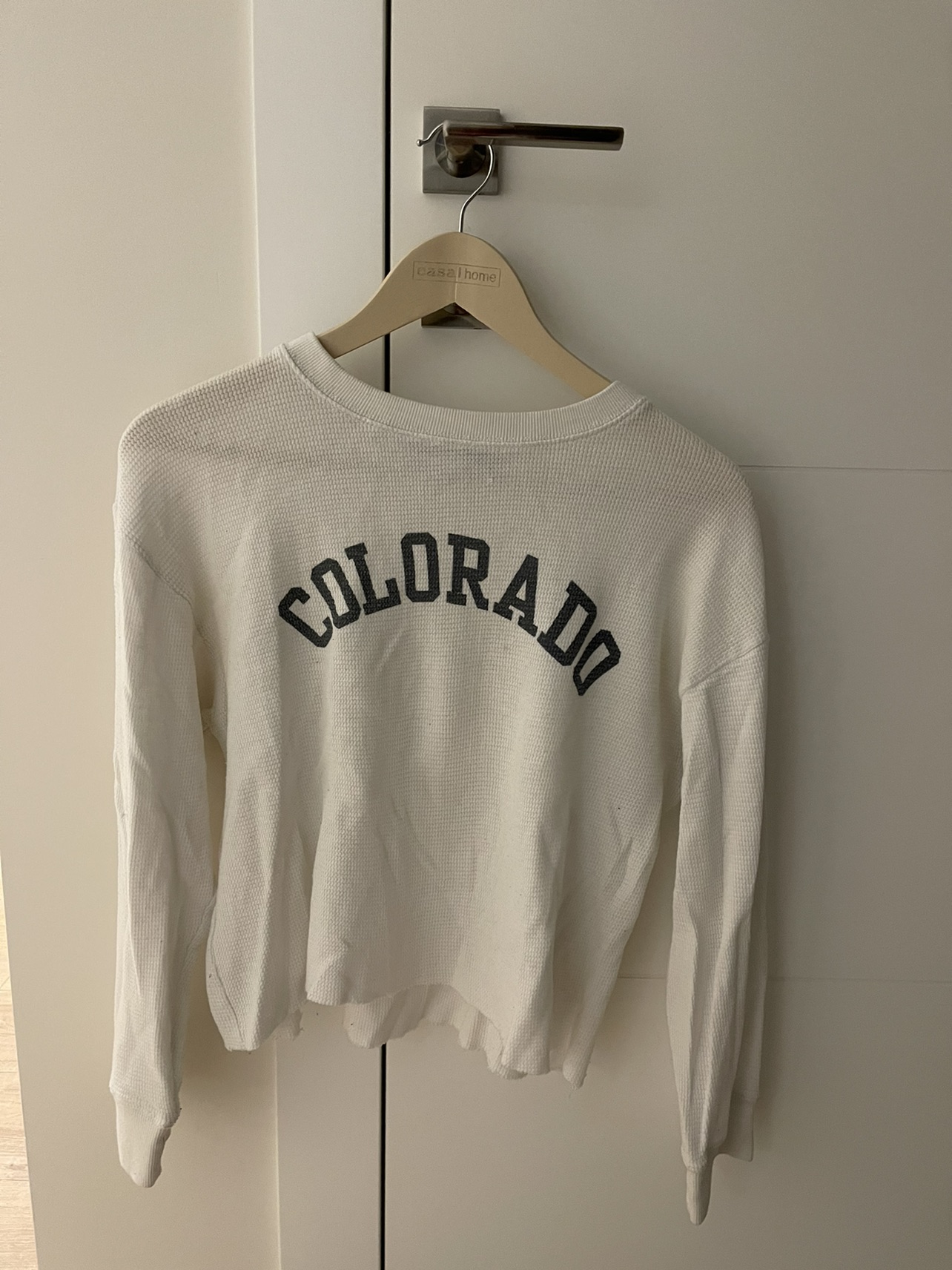 חולצת Colorado ארוכה לבנה מידה M