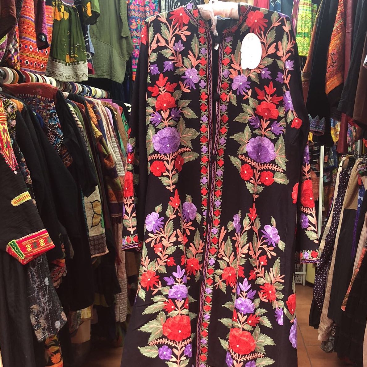 קשמיר! מעיל רקום 