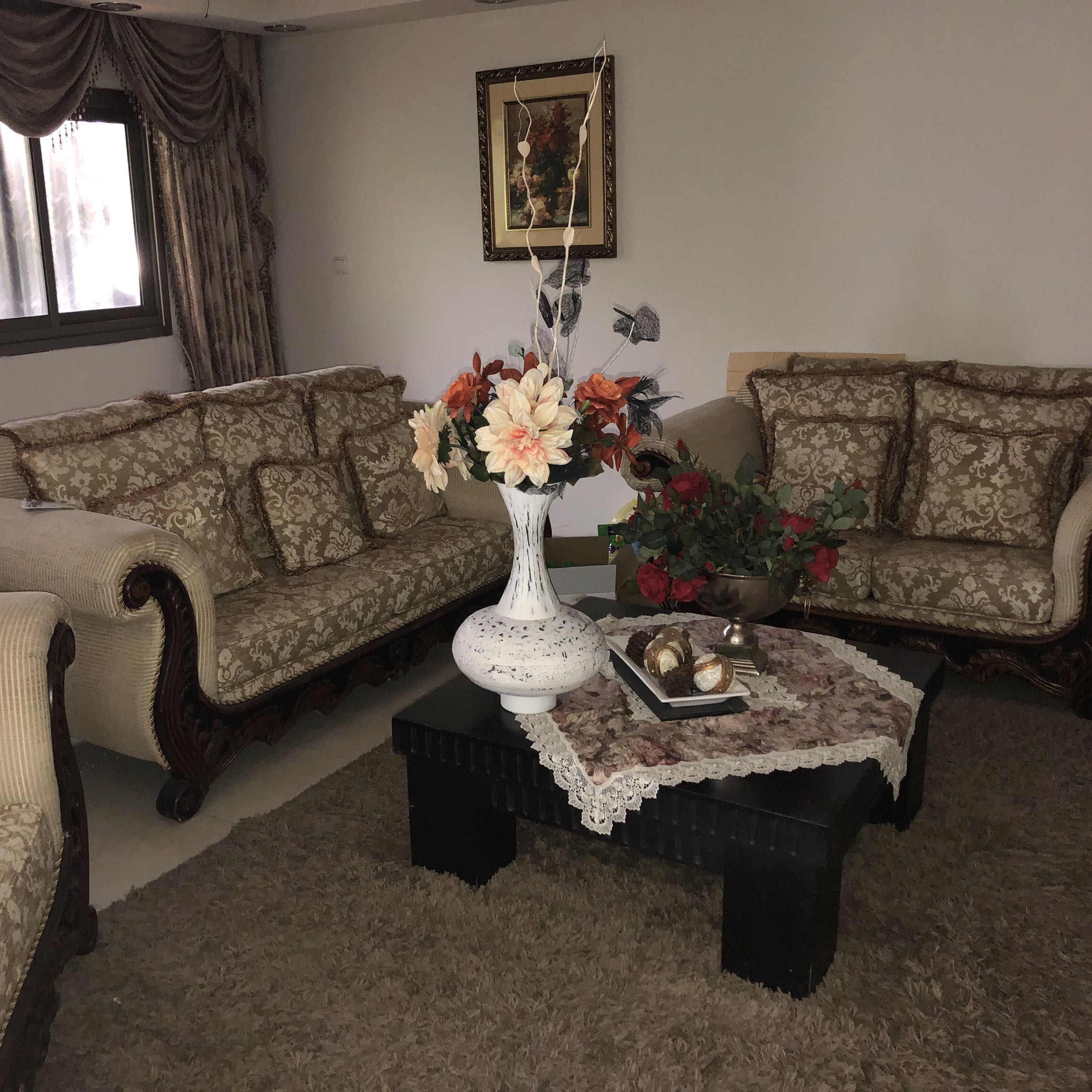 ספה וינטאג׳ ממש חדשה -דגם איטלקי למכירה:)