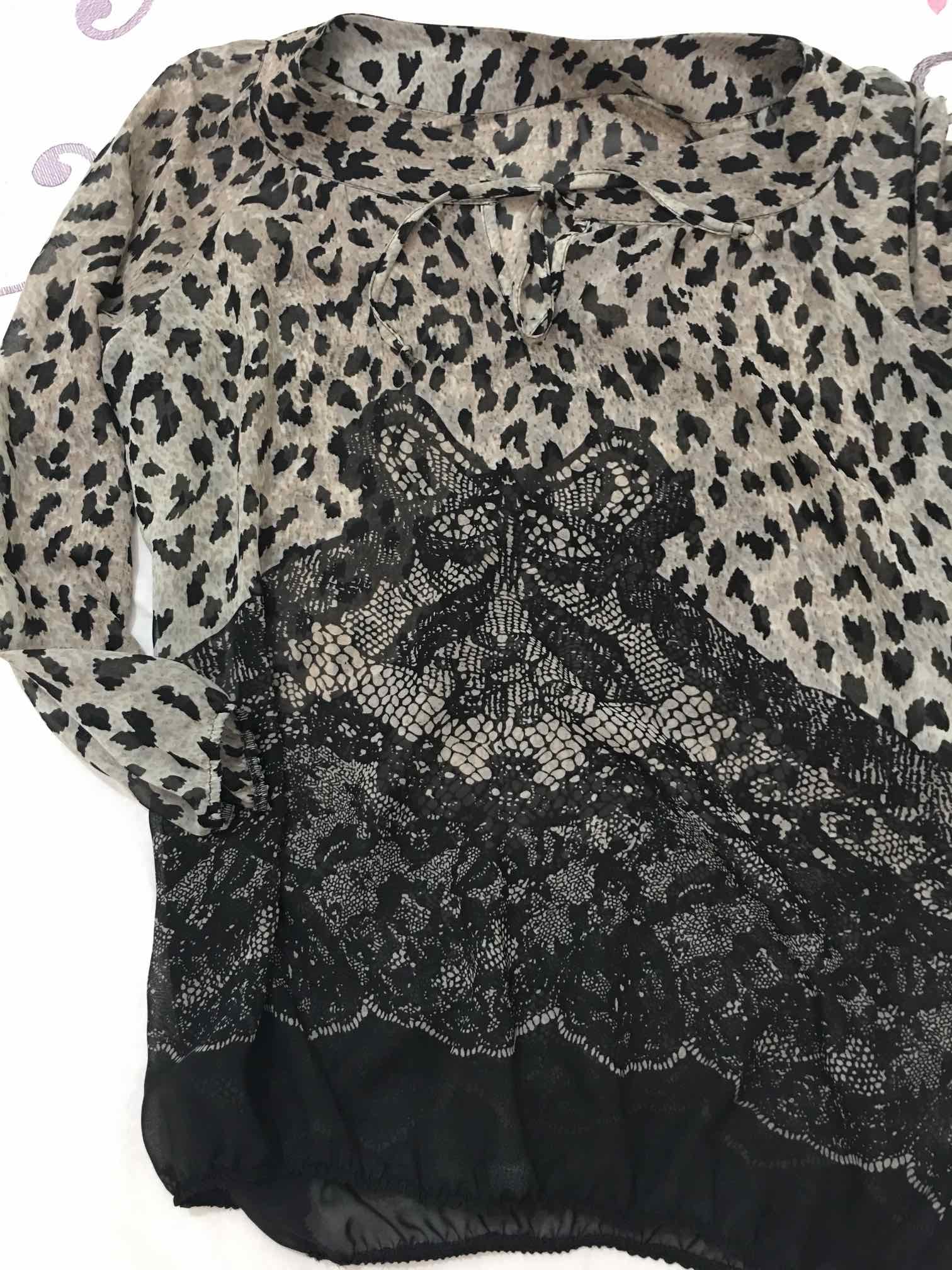 חולצה מנומרת קלילה