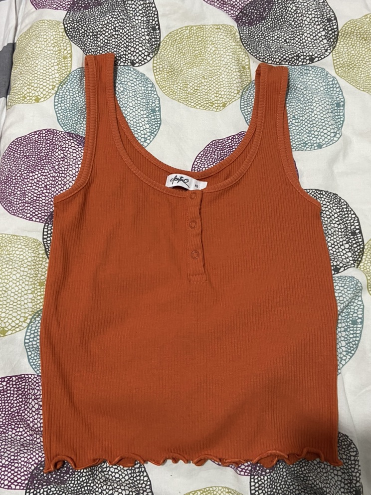 גופיה כתומה מידה xs 