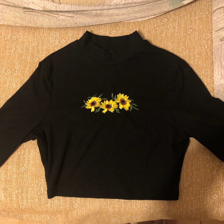 חולצת בטן עם שרוולים xs