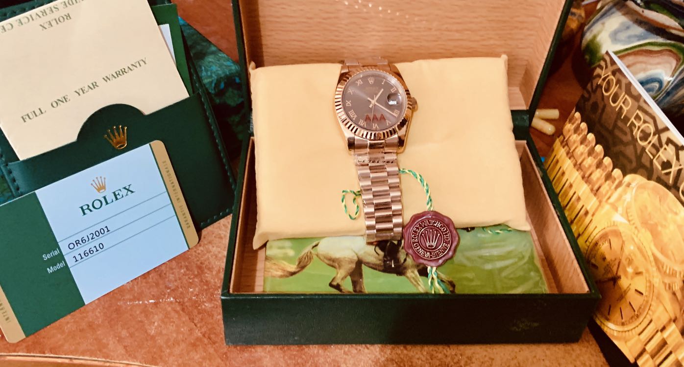 Rolex Daydate oyster rose gold man 