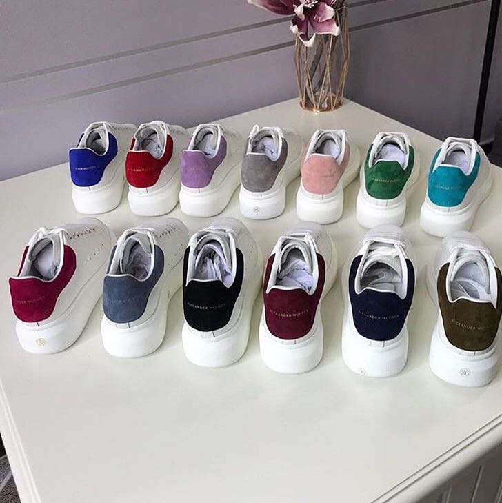 alexander mcqueen כל הצבעים והמידות