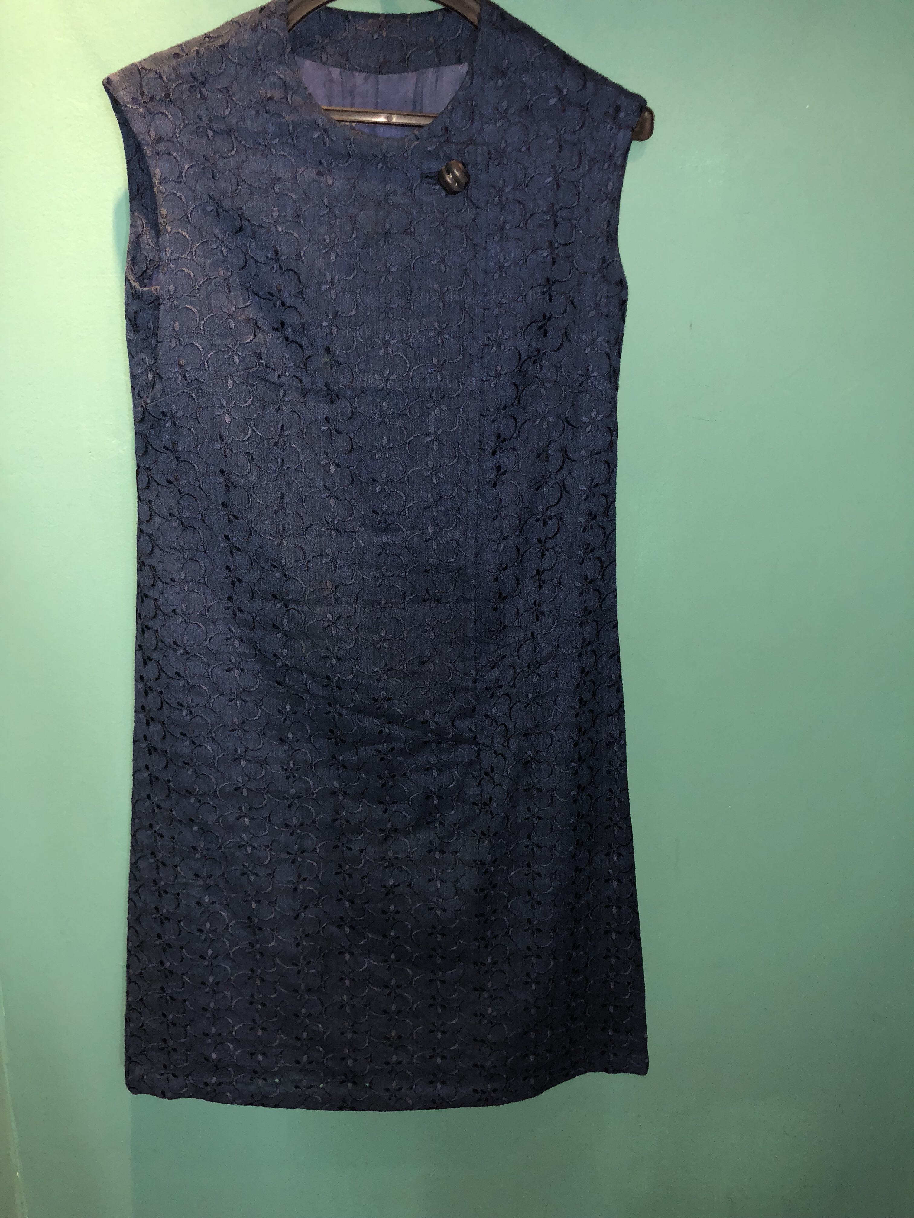 Dark blue Japanese dress