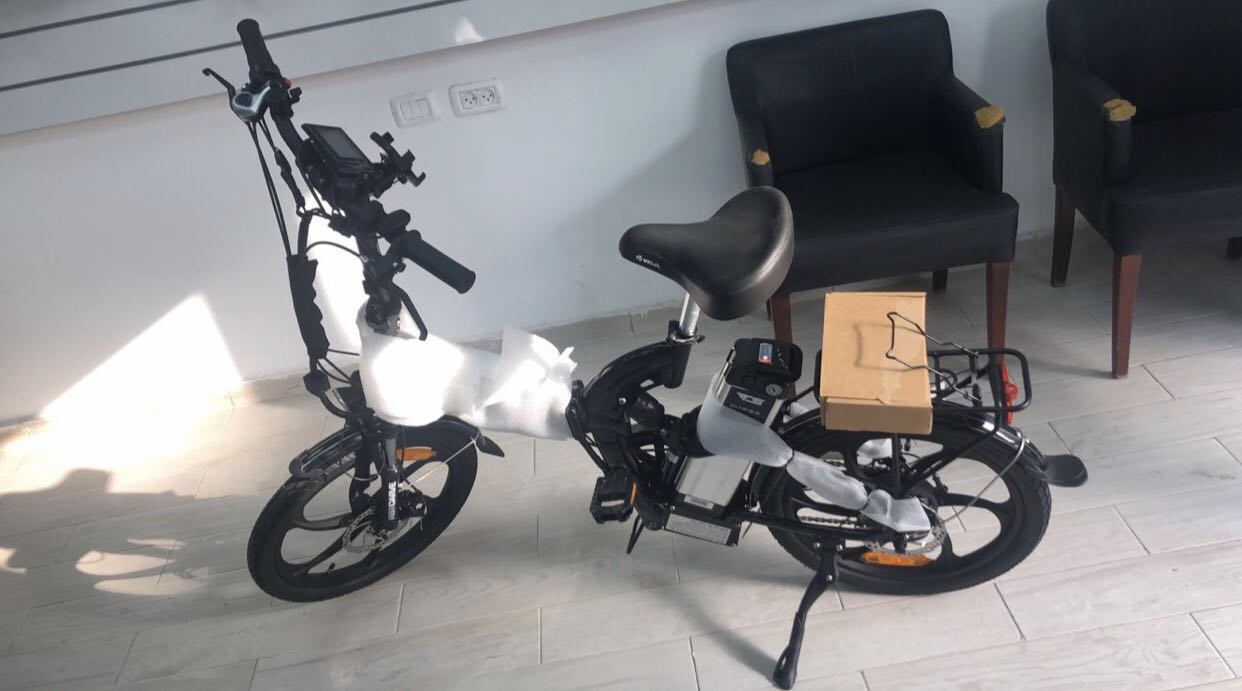 אופני חשמל 48v 15 a ו אחריות חשבונית