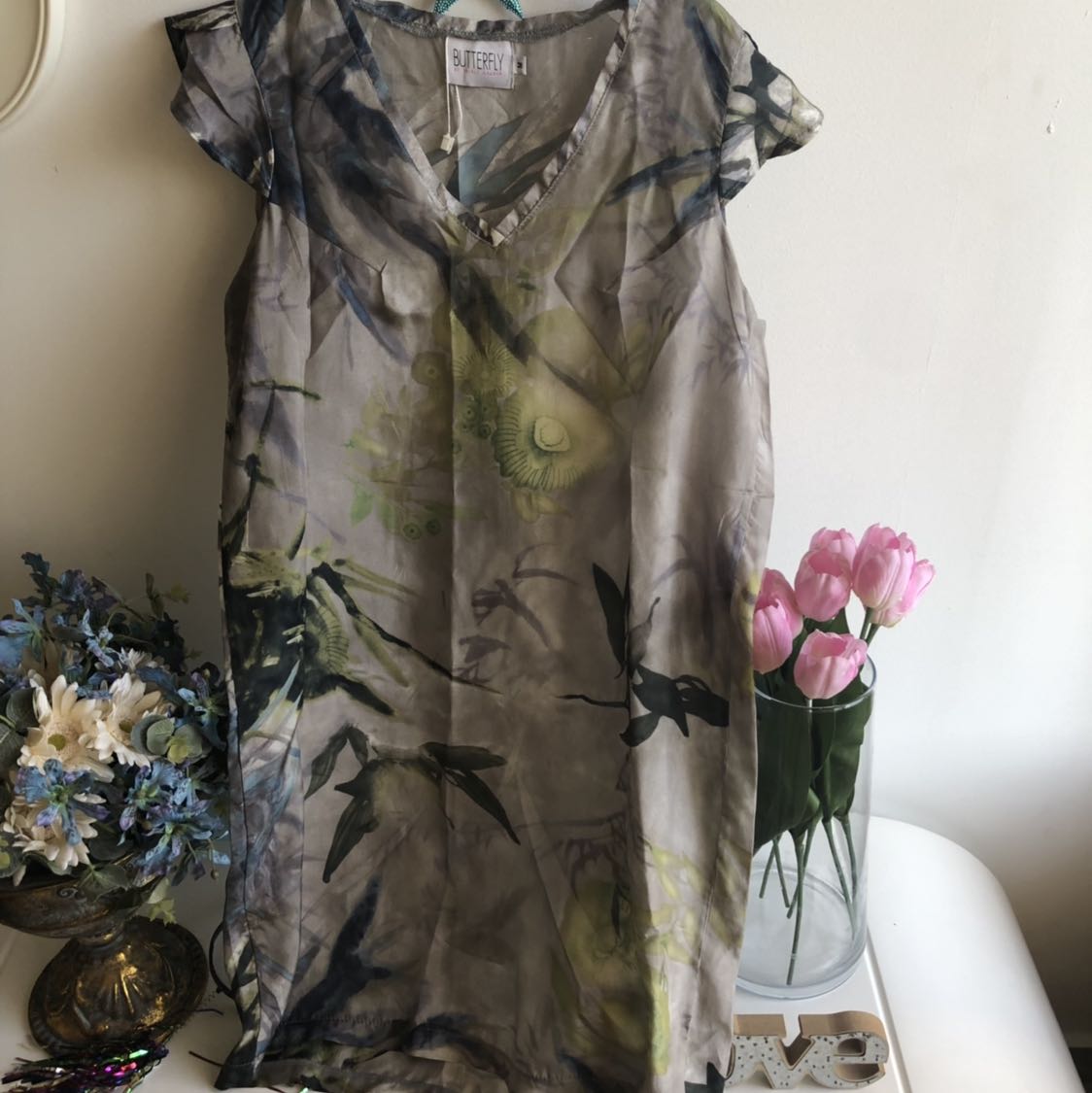 שמלת משי קייצית