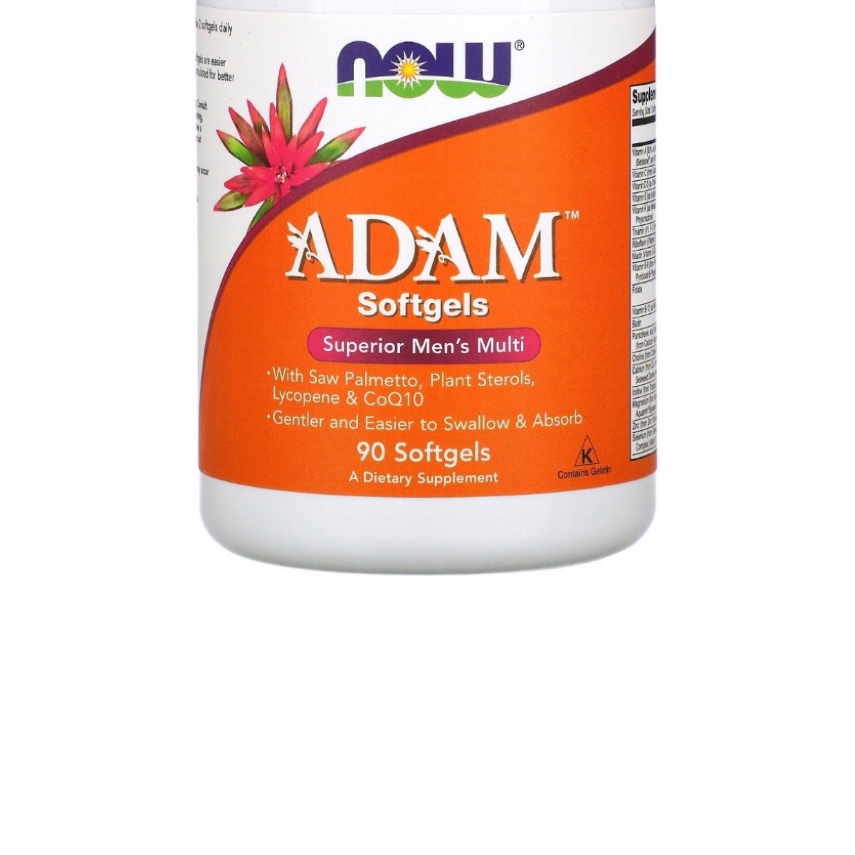 מולטי-ויטמין מצוין לגברים , 180 כמוסות רכות ADAM