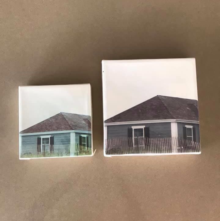 שתי תמונות של האמנית עירית הדני