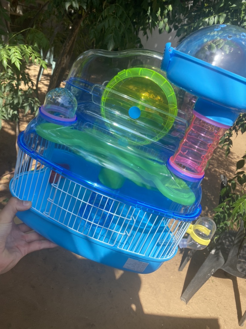 כלוב לאוגר כולל ציוד חדש