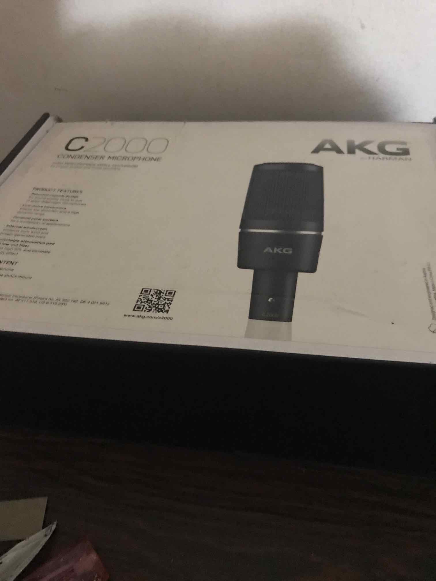 akgc2000כולל סטנד מיקרופון קונדסר