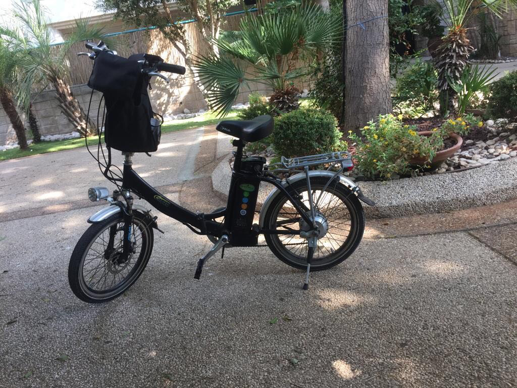 אופניים 36v עם תיק ומנעול ( בלי הסוללה )