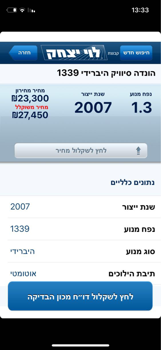 הונדה סיוויק 2007 0522581100