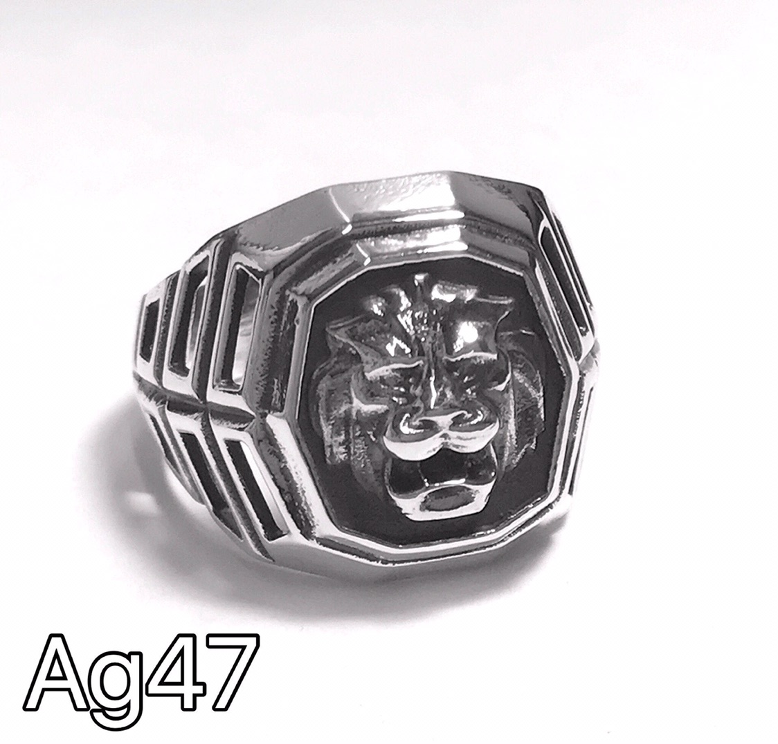 אריה - טבעת כסף 925 לגבר