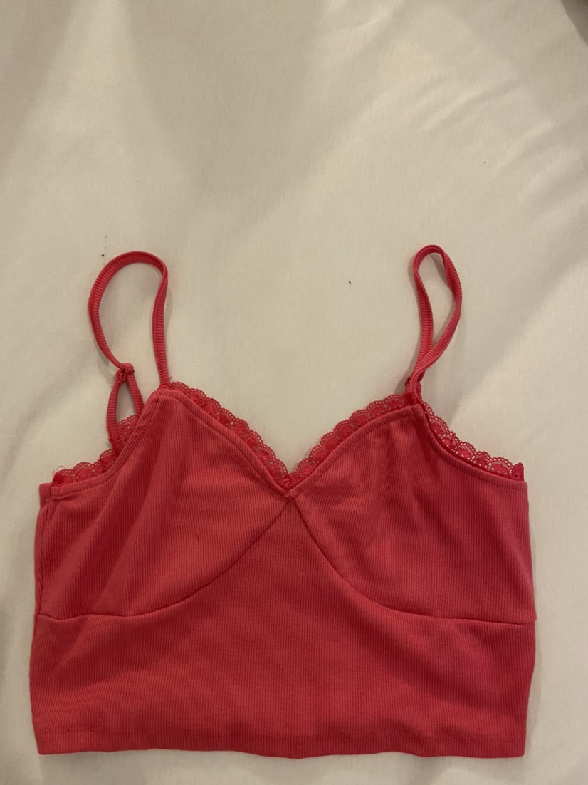 גופייה ורודה קרופ