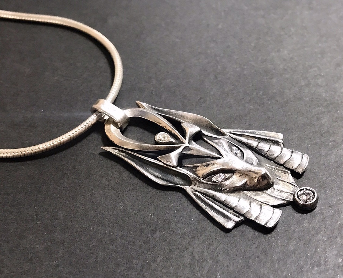 Anubis - silver 925 pendant