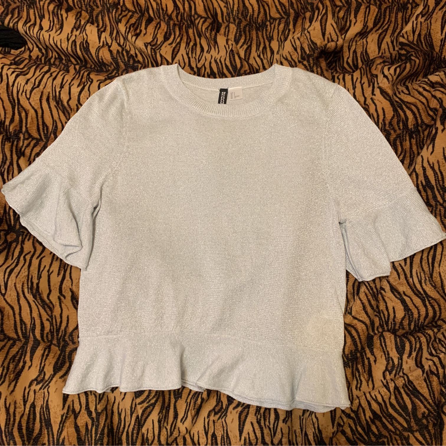 חולצה נוצצת מh&m