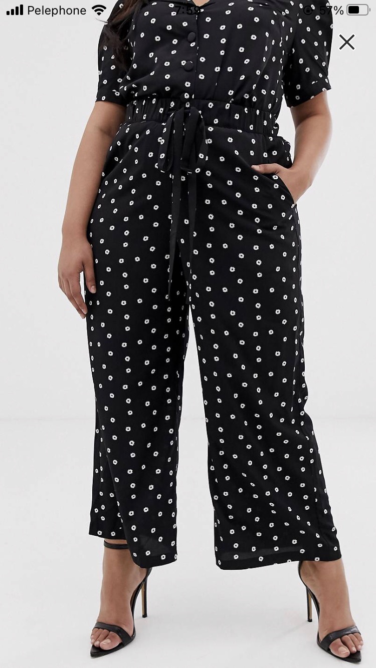 מכנס פרחוני