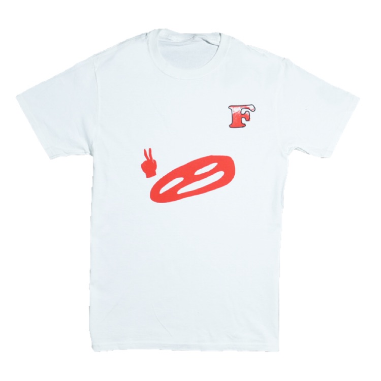 חולצת ״פרצופון״ לבן/ שחור👕