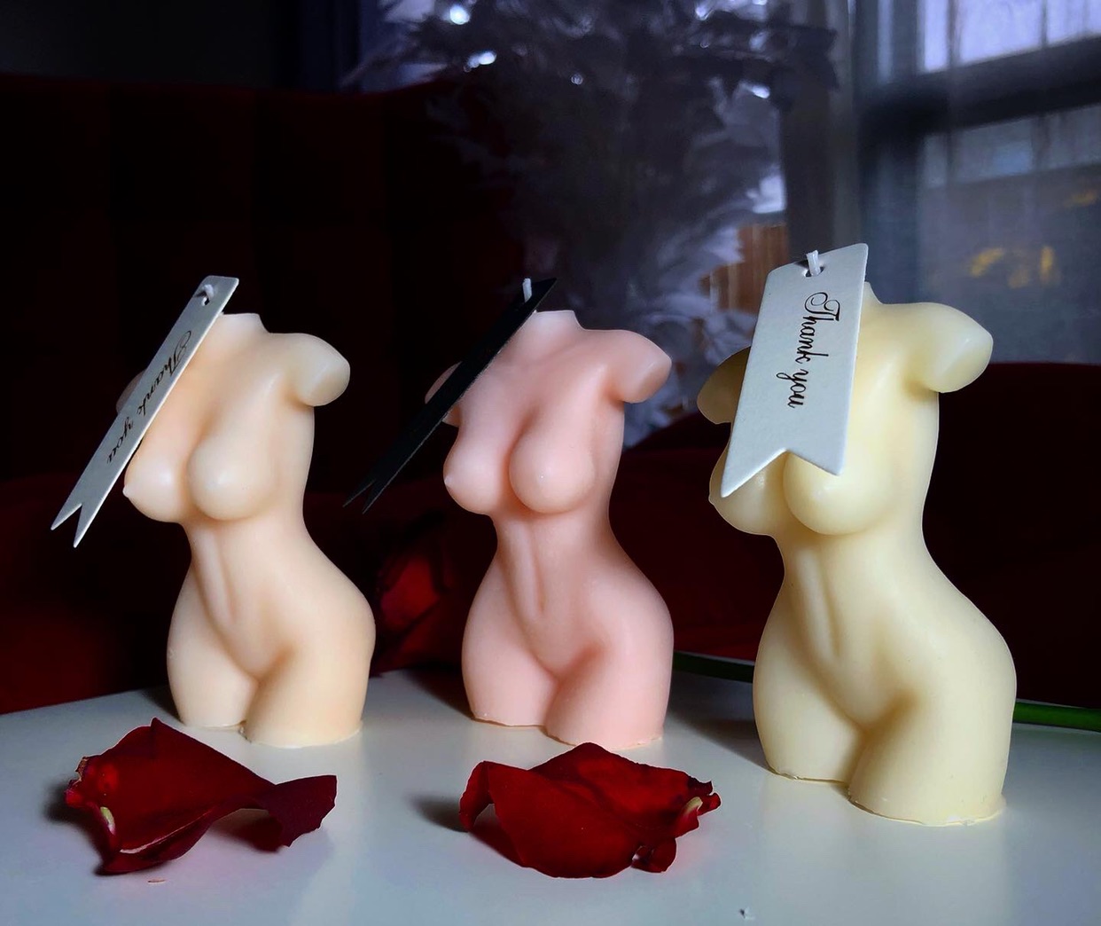 נרות בעבודת יד 🌸🤩