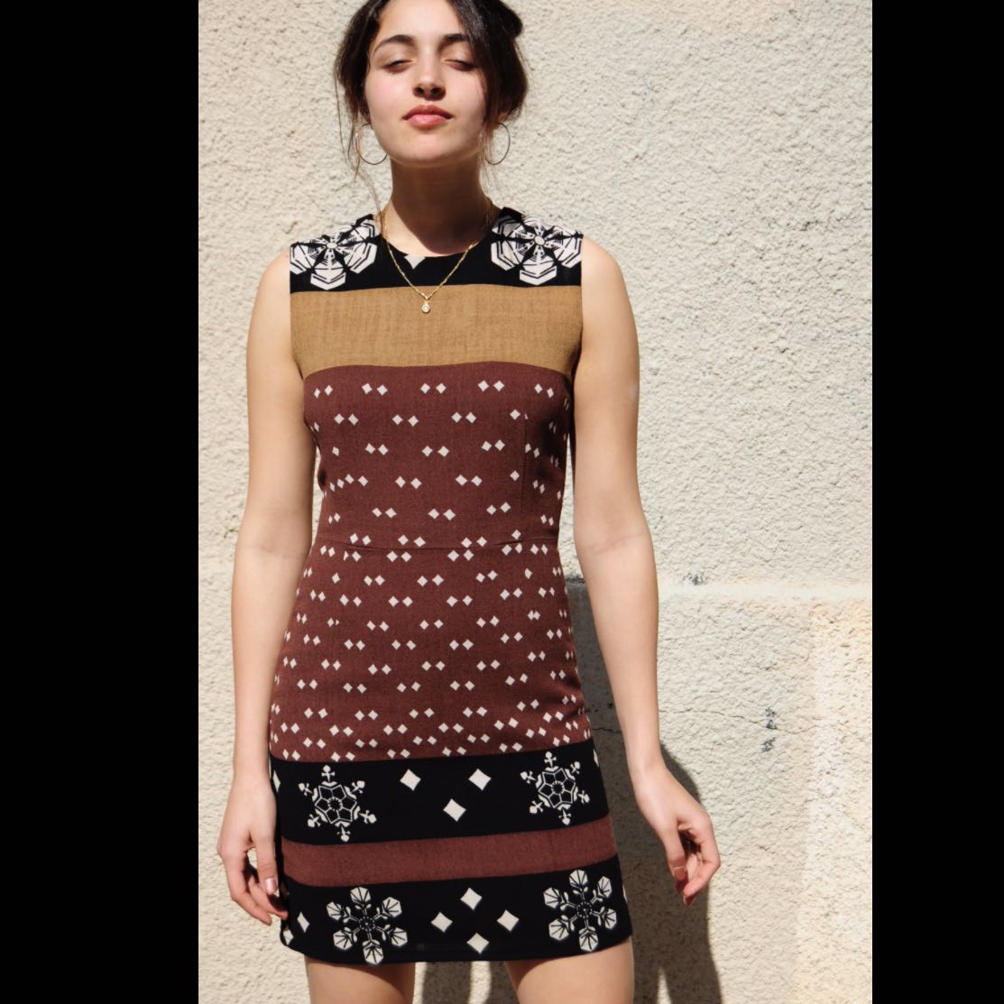 Japanese brown dress