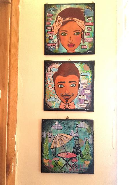 ציור בעבודת יד 20×20