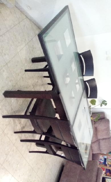 שולחן אוכל + 4 כיסאות