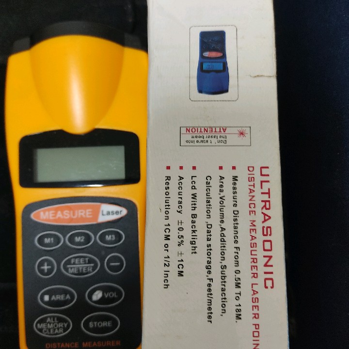 מודד מרחק מטר לייזר