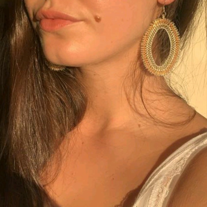 brick stick earring