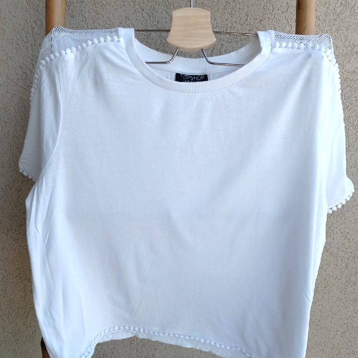 חולצה לבנה כחדשה Topshop מידה s-m