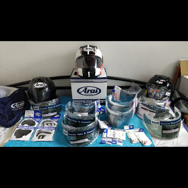 חלקים לקסדות arai או shoei בלבד