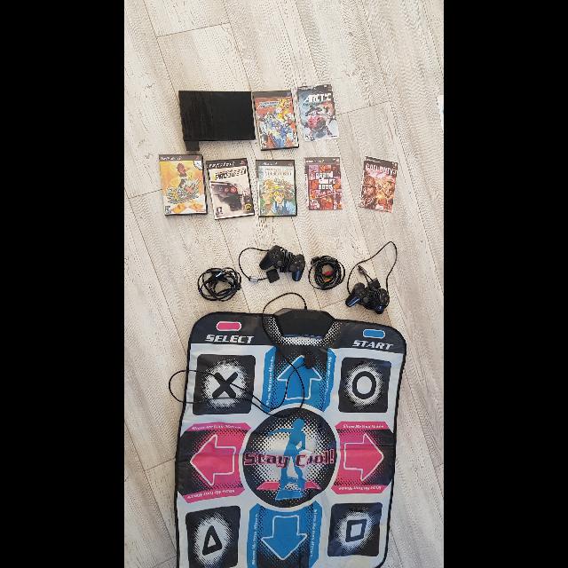 PS2 במצב מעולה כמו חדש עם מלא משחקים