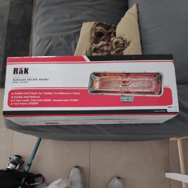 מנוראת חימום למקלחת חדשה